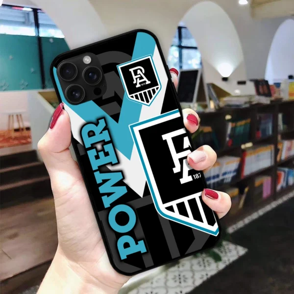 AFL Port Adelaide Power Phone Case – Dustproof, Scratch & Shock Resistant – HOAFL270625PC01PORT - Image 2