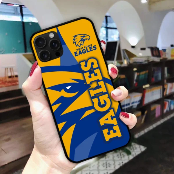AFL West Coast Eagles Phone Case – Dustproof, Scratch & Shock Resistant – HOAFL270625PC01WCE - Image 2