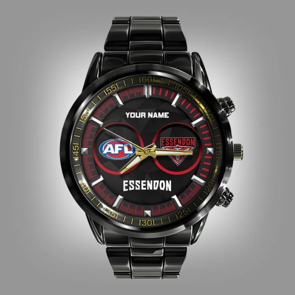 AFL Essendon Bombers Stainless Steel Watch Gift For Fans – HOAFL210725WA01ESS - Image 2