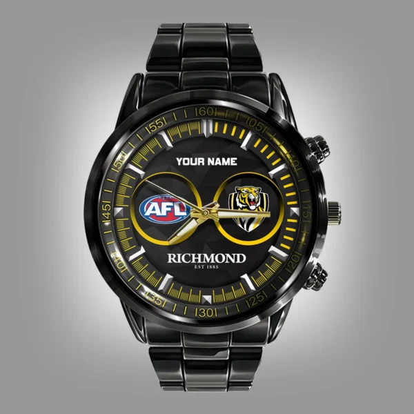 AFL Richmond Tigers Stainless Steel Watch Gift For Fans – HOAFL210725WA01RICH - Image 2