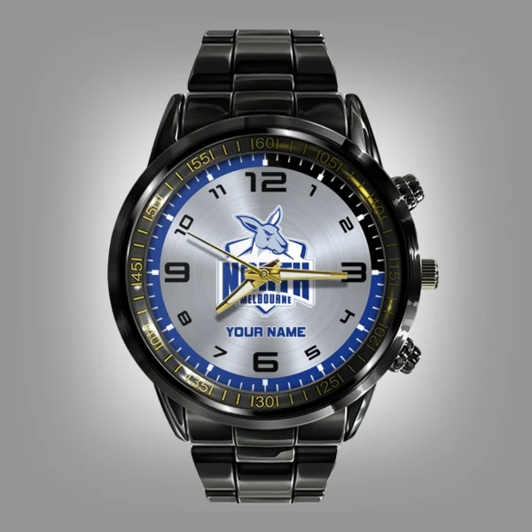 AFL North Melbourne Kangaroos Stainless Steel Watch Gift For Fans – HOAFL210725WA02NMFC - Image 2