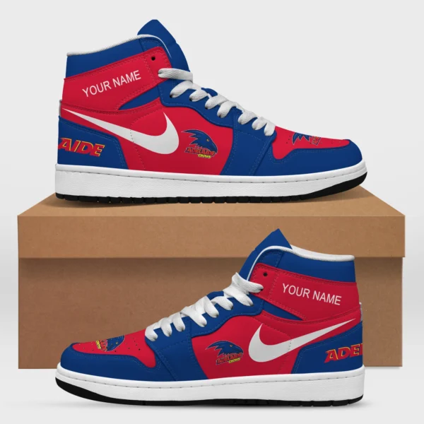 AFL Adelaide Crows Air Jordan 1 High Custom Gift For Fans – HOAFL240725AJ01ADEL - White