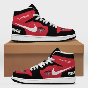 AFL Essendon Bombers Air Jordan 1 High Custom Gift For Fans – HOAFL240725AJ01ESS - White