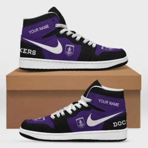 AFL Fremantle Dockers Air Jordan 1 High Custom Gift For Fans – HOAFL240725AJ01FRE - White