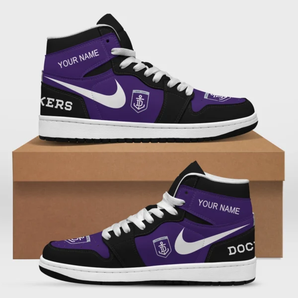 AFL Fremantle Dockers Air Jordan 1 High Custom Gift For Fans – HOAFL240725AJ01FRE - White