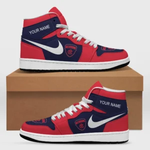 AFL Melbourne Demons Air Jordan 1 High Custom Gift For Fans – HOAFL240725AJ01MELB - White