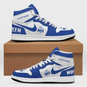 AFL North Melbourne Kangaroos Air Jordan 1 High Custom Gift For Fans – HOAFL240725AJ01NMFC - White