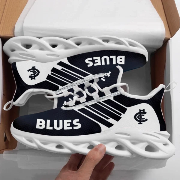 AFL Carlton Blues Max Soul Shoes Gift For Fans – HOAFL250725MS01CARL - White - Image 2