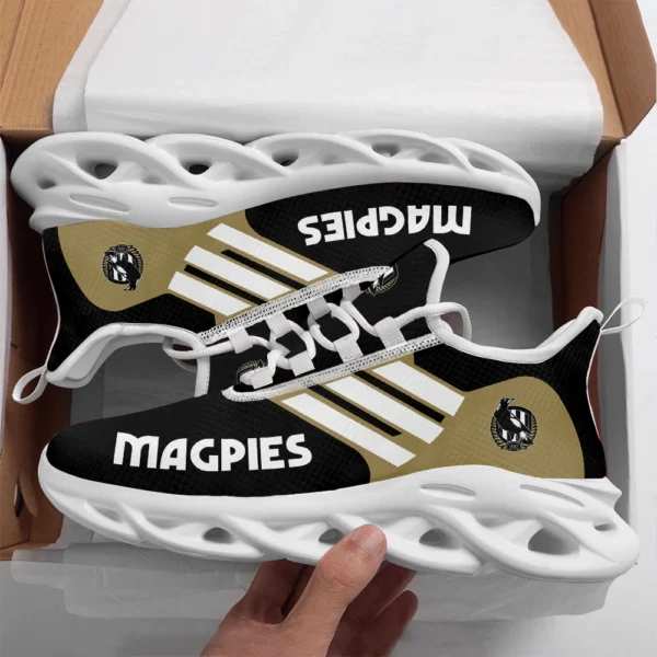 AFL Collingwood Magpies Max Soul Shoes Gift For Fans – HOAFL250725MS01COLL - White - Image 2