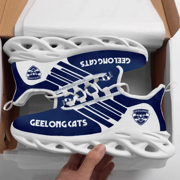 AFL Geelong Cats Max Soul Shoes Gift For Fans – HOAFL250725MS01GEEL - White - Image 2