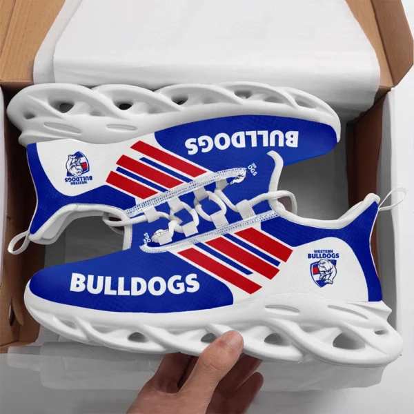 AFL Western Bulldogs Max Soul Shoes Gift For Fans – HOAFL250725MS01WB - White - Image 2