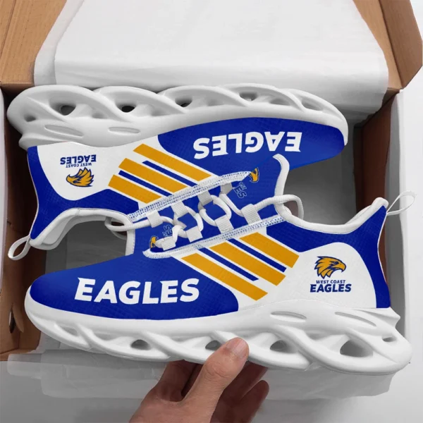 AFL West Coast Eagles Max Soul Shoes Gift For Fans – HOAFL250725MS01WCE - White - Image 2