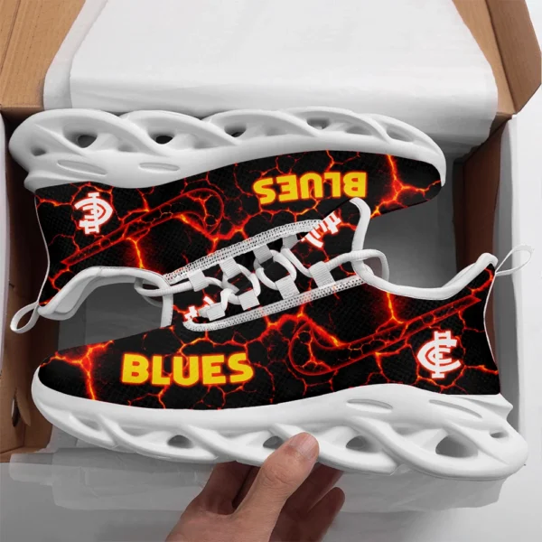 AFL Carlton Blues Max Soul Shoes Gift For Fans – HOAFL250725MS02CARL - White - Image 2