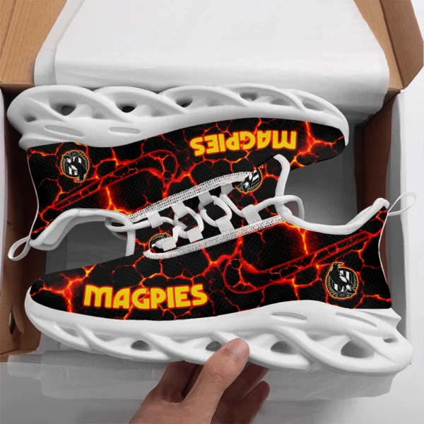 AFL Collingwood Magpies Max Soul Shoes Gift For Fans – HOAFL250725MS02COLL - White - Image 2