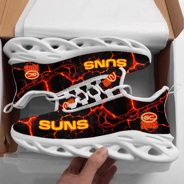 AFL Gold Coast SUNS Max Soul Shoes Gift For Fans – HOAFL250725MS02GCFC - White - Image 2