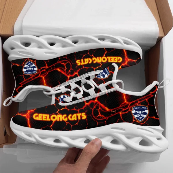 AFL Geelong Cats Max Soul Shoes Gift For Fans – HOAFL250725MS02GEEL - White - Image 2