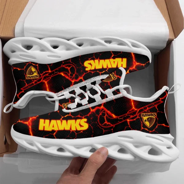 AFL Hawthorn Hawks Max Soul Shoes Gift For Fans – HOAFL250725MS02HAW - White - Image 2