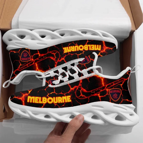 AFL Melbourne Demons Max Soul Shoes Gift For Fans – HOAFL250725MS02MELB - White - Image 2