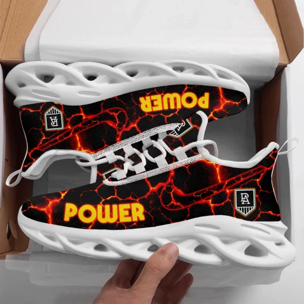 AFL Port Adelaide Power Max Soul Shoes Gift For Fans – HOAFL250725MS02PORT - White - Image 2