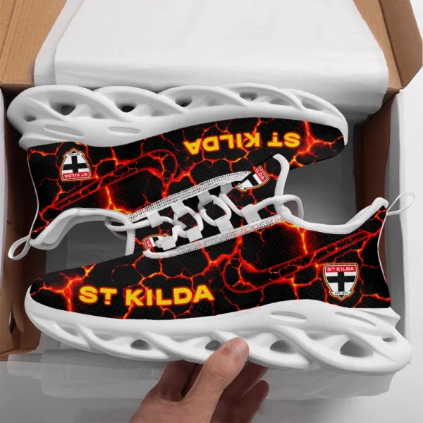 AFL St Kilda Saints Max Soul Shoes Gift For Fans – HOAFL250725MS02STK - White - Image 2