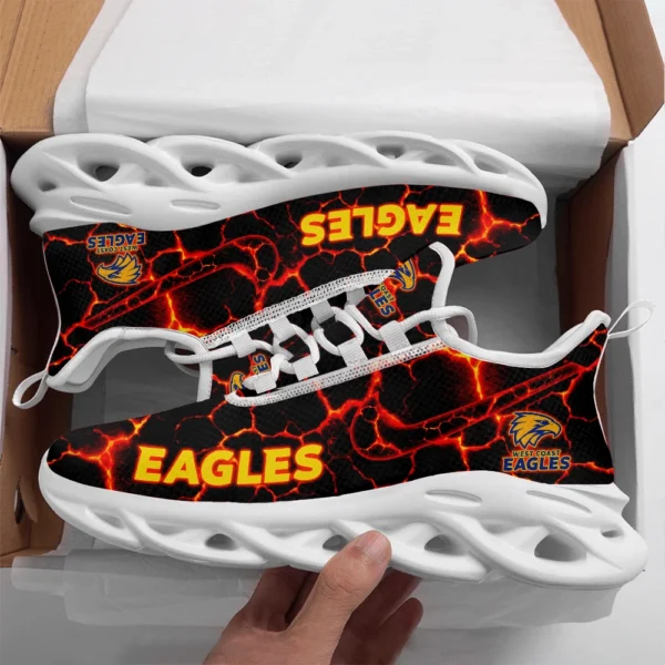 AFL West Coast Eagles Max Soul Shoes Gift For Fans – HOAFL250725MS02WCE - White - Image 2