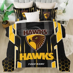 AFL Hawthorn Hawks Bedding Set Gift For Fans – HOAFL050725BD01HAW