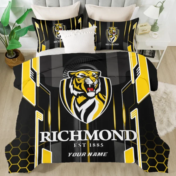 AFL Richmond Tigers Bedding Set Gift For Fans – HOAFL050725BD01RICH