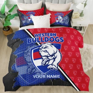 AFL Western Bulldogs Bedding Set Gift For Fans – HOAFL070725BD01WB