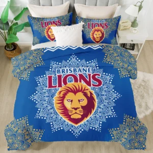 AFL Brisbane Lions Bedding Set Gift For Fans – HOAFL090725BD01BL