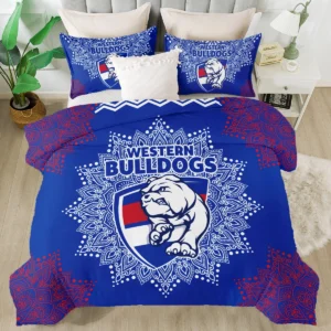 AFL Western Bulldogs Bedding Set Gift For Fans – HOAFL090725BD01WB