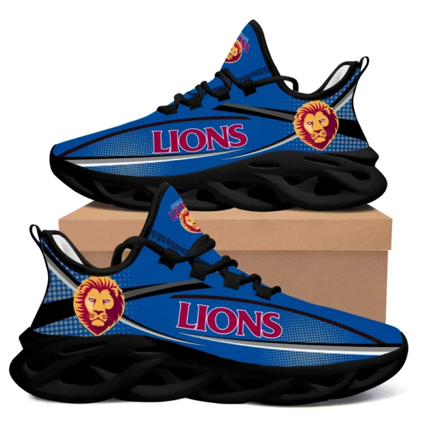 AFL Brisbane Lions Max Soul Shoes Gift For Fans – HOAFL210725MS01BL - Black - Image 2