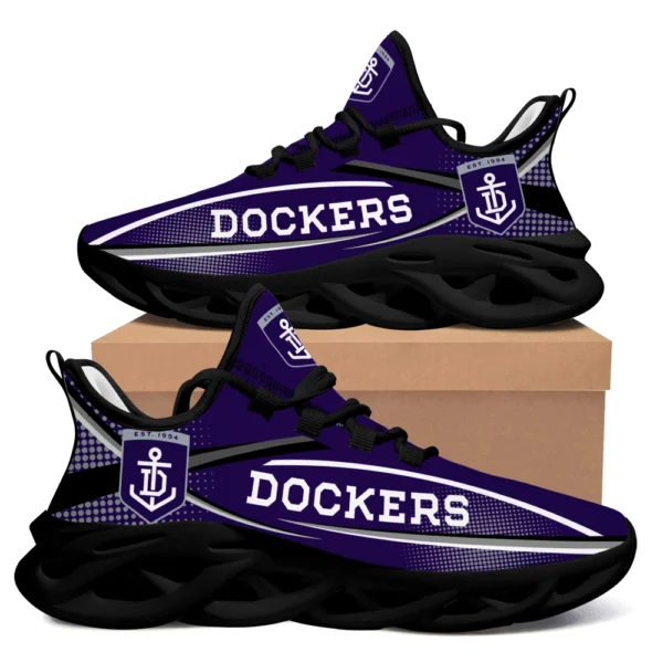 AFL Fremantle Dockers Max Soul Shoes Gift For Fans – HOAFL210725MS01FRE - Black - Image 2