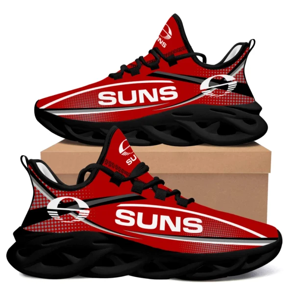 AFL Gold Coast SUNS Max Soul Shoes Gift For Fans – HOAFL210725MS01GCFC - Black - Image 2