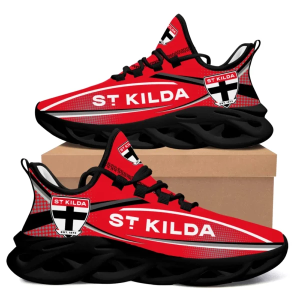 AFL St Kilda Saints Max Soul Shoes Gift For Fans – HOAFL210725MS01STK - Black - Image 2