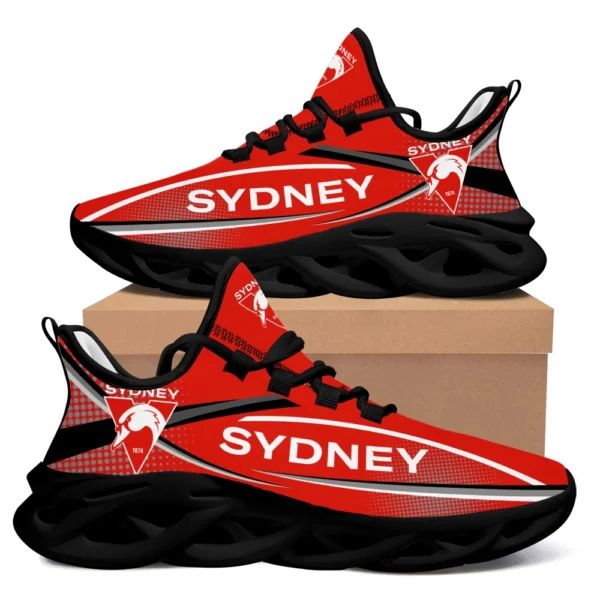 AFL Sydney Swans Max Soul Shoes Gift For Fans – HOAFL210725MS01SYD - Black - Image 2