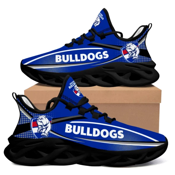 AFL Western Bulldogs Max Soul Shoes Gift For Fans – HOAFL210725MS01WB - Black - Image 2