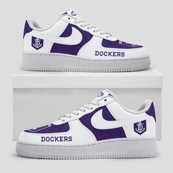 AFL Fremantle Dockers Custom Air Low-Top Sneakers Gift For Fans – HOAFL100725AF01FRE - Image 2