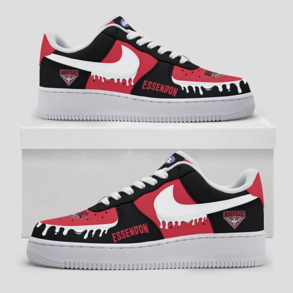 AFL Essendon Bombers Custom Air Low-Top Sneakers Gift For Fans – HOAFL110725AF01ESS - Image 3