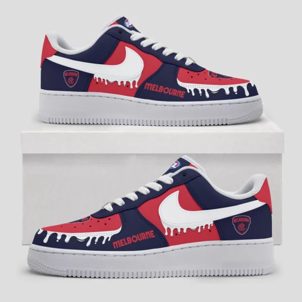 AFL Melbourne Demons Custom Air Low-Top Sneakers Gift For Fans – HOAFL110725AF01MELB - Image 3