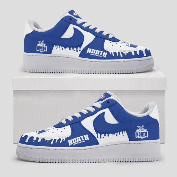 AFL North Melbourne Kangaroos Custom Air Low-Top Sneakers Gift For Fans – HOAFL110725AF01NMFC - Image 3