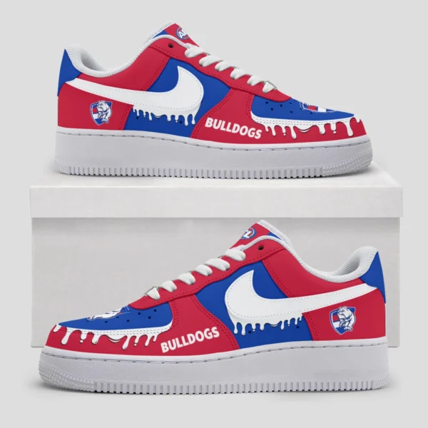 AFL Western Bulldogs Custom Air Low-Top Sneakers Gift For Fans – HOAFL110725AF01WB - Image 3