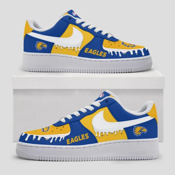 AFL West Coast Eagles Custom Air Low-Top Sneakers Gift For Fans – HOAFL110725AF01WCE - Image 3