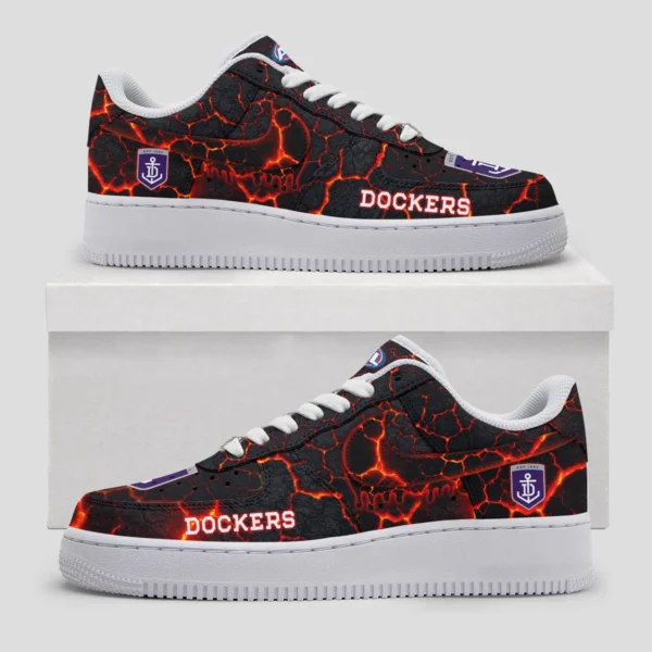 AFL Fremantle Dockers Custom Air Low-Top Sneakers Gift For Fans – HOAFL120725AF01FRE - Image 3