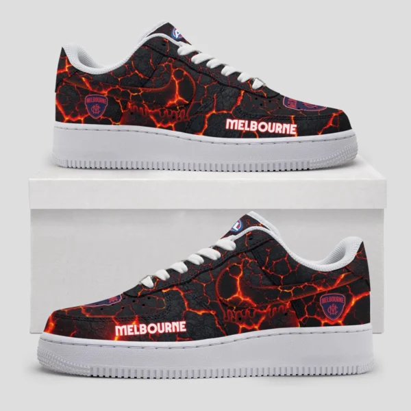 AFL Melbourne Demons Custom Air Low-Top Sneakers Gift For Fans – HOAFL120725AF01MELB - Image 3