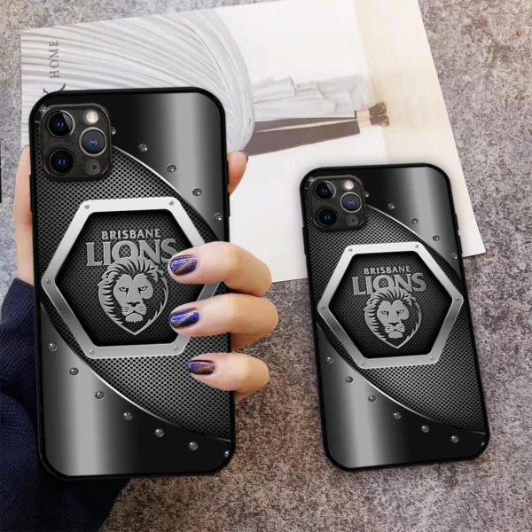 AFL Brisbane Lions Phone Case – Dustproof, Scratch & Shock Resistant – HOAFL030725PC01BL - Image 3