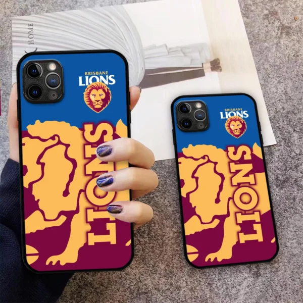 AFL Brisbane Lions Phone Case – Dustproof, Scratch & Shock Resistant – HOAFL270625PC01BL - Image 3
