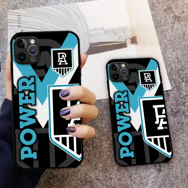 AFL Port Adelaide Power Phone Case – Dustproof, Scratch & Shock Resistant – HOAFL270625PC01PORT - Image 3