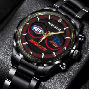 AFL Adelaide Crows Stainless Steel Watch Gift For Fans – HOAFL210725WA01ADEL