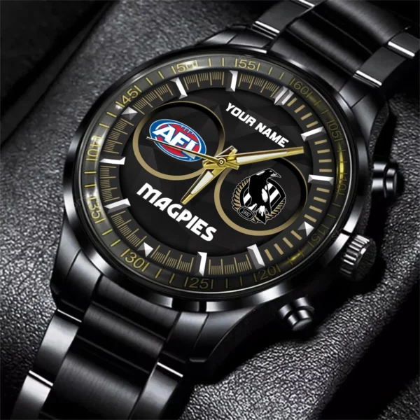 AFL Collingwood Magpies Stainless Steel Watch Gift For Fans – HOAFL210725WA01COLL