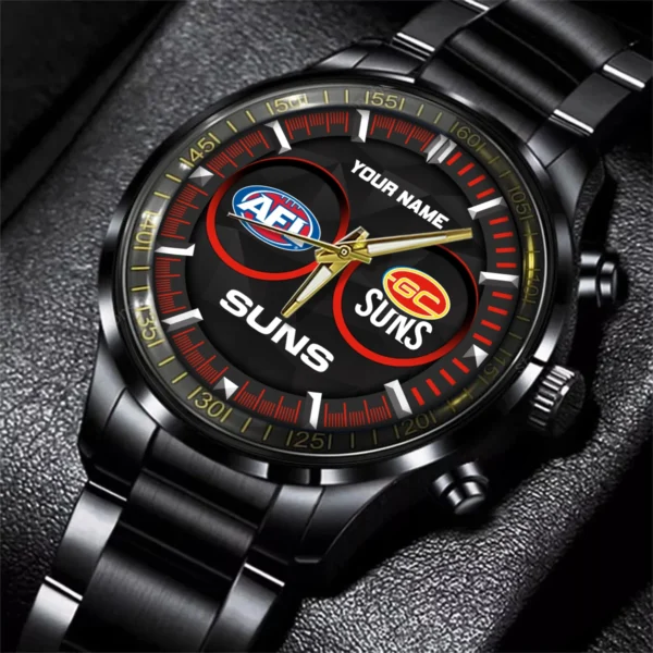 AFL Gold Coast SUNS Stainless Steel Watch Gift For Fans – HOAFL210725WA01GCFC